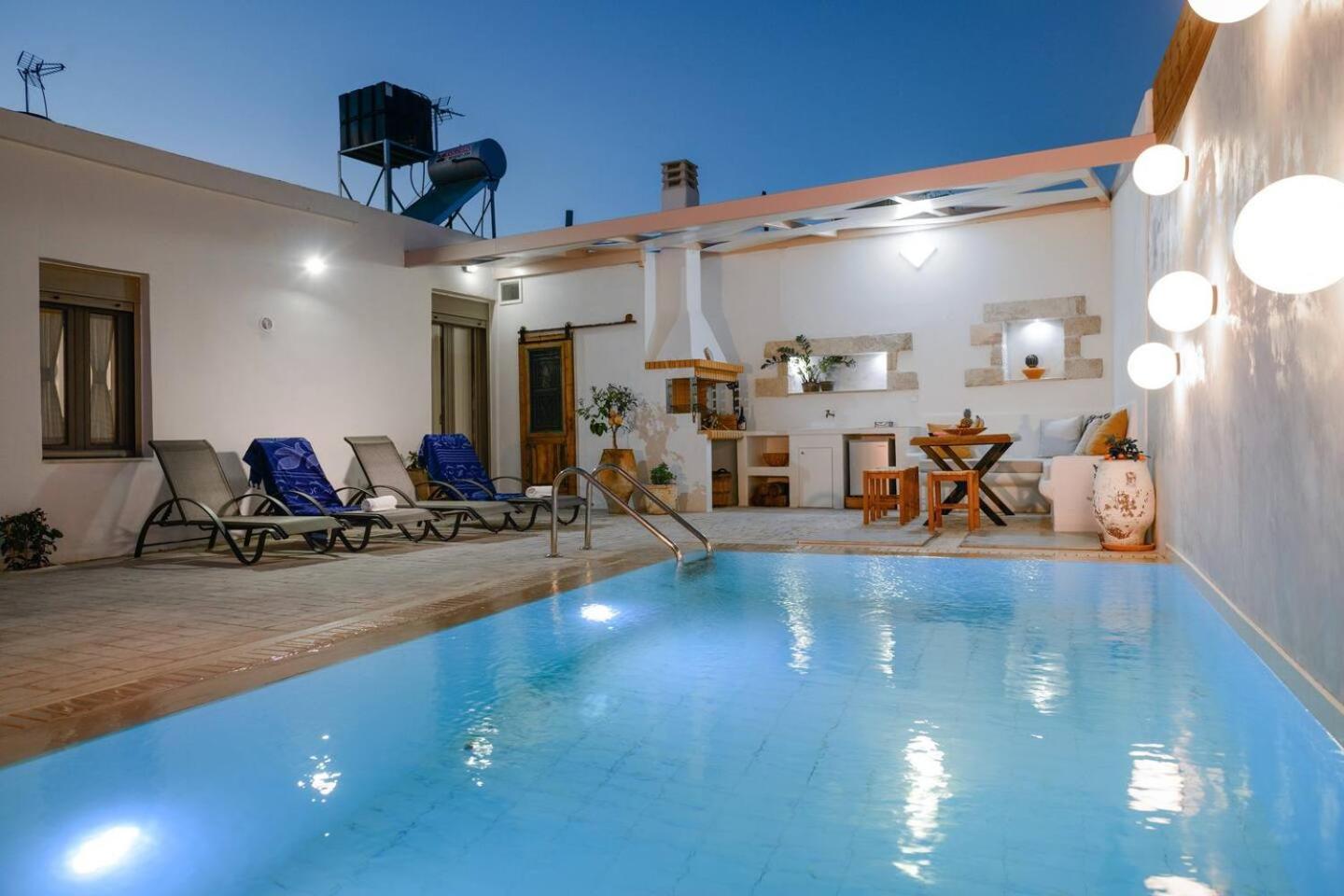 Chrisanthi Elegant Villa Pitsidia Dış mekan fotoğraf