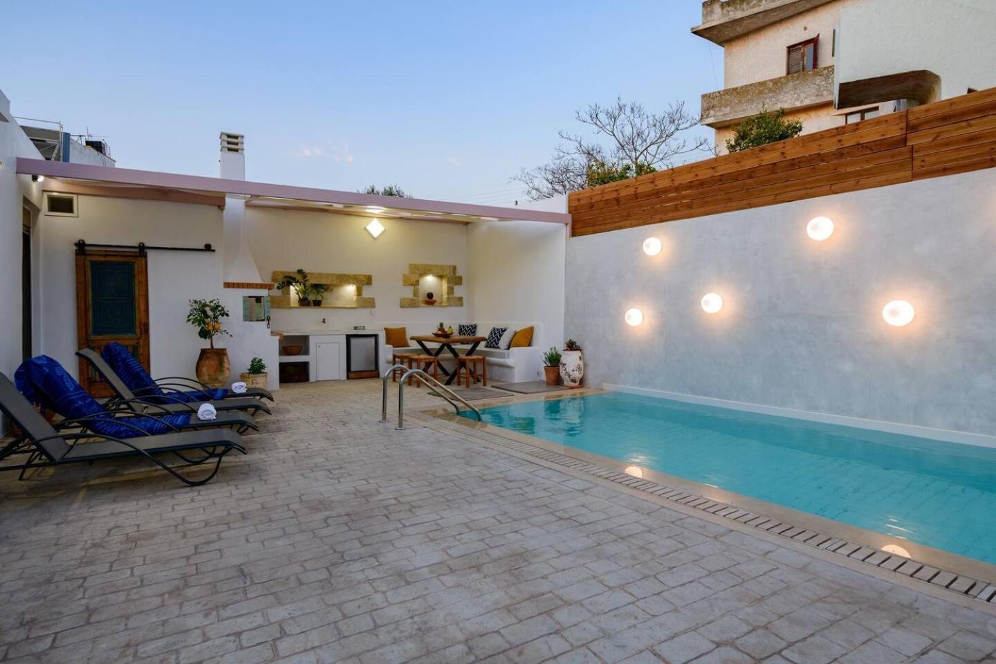 Chrisanthi Elegant Villa Pitsidia Dış mekan fotoğraf