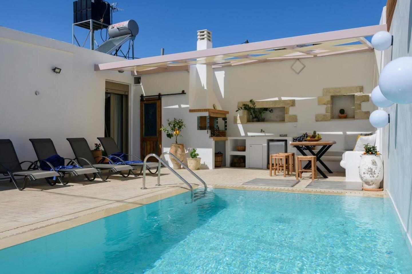Chrisanthi Elegant Villa Pitsidia Dış mekan fotoğraf